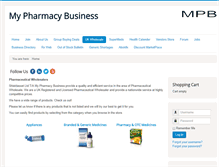 Tablet Screenshot of mypharmacybusiness.com